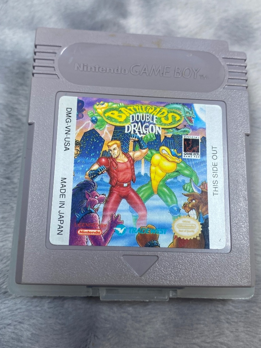 Battletoads and Double Dragon Nintendo Game Boy Cartridge
